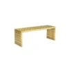 GENERIC Medium Bench Gold Gold Solid Metal