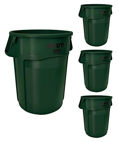 Rubbermaid Commercial Products BRUTE Heavy-Duty Trash/Garbage Can, 44-Gallon, Gray, Wastebasket For Home/Garage/Mall/Office/Stadium/Bathroom, Pack Of 4 15 Rubbermaid Commercial Products BRUTE Heavy-Duty Trash/Garbage Can, 44-Gallon, Gray, Wastebasket For Home/Garage/Mall/Office/Stadium/Bathroom, Pack Of 4 - Image 15