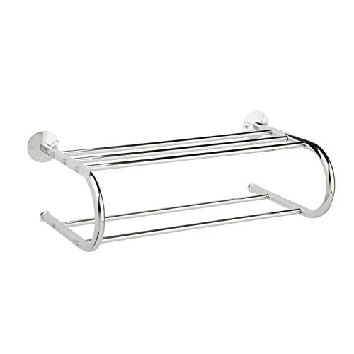 Honey-Can-Do Wall Mount Towel Rack BTH-09207 Chrome 1 Honey-Can-Do Wall Mount Towel Rack BTH-09207 Chrome