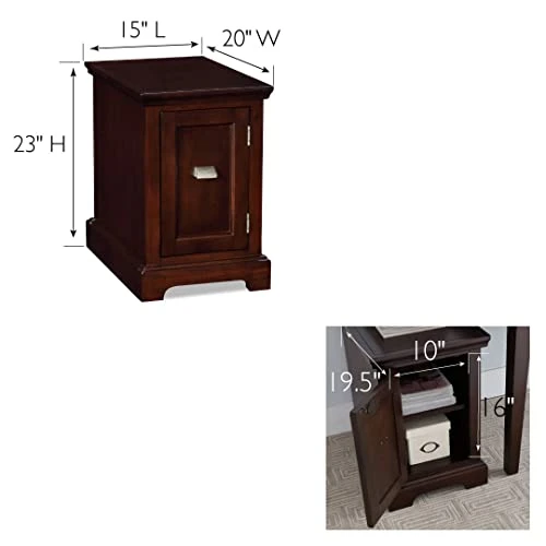 Chocolate Cherry End Table/Printer Stand 2 Chocolate Cherry End Table/Printer Stand - Image 2