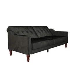 Novogratz 2373079N Beatrice Coil, Convertible Sofa Bed & Couch, Black Futon -Songmics Furniture Shop 31GUSO2GbXL