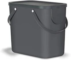 Rotho Albula Recycle Waste Bin With Lid L, Plastic (PP), Multicoloured, Blue/Anthracite, 2 X 25 Litres (2 X 40x23.5x34cm), 40 X 23.5 X 34 Cm -Songmics Furniture Shop 31GgZt5hHnL. AC