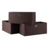 Winsome Wood Torino Storage/Organization, Chocolate, 3