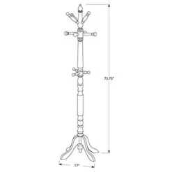 Monarch Specialties COAT RACK - 73"H / ANTIQUE WHITE WOOD TRADITIONAL STYLE 9 Monarch Specialties COAT RACK - 73"H / ANTIQUE WHITE WOOD TRADITIONAL STYLE -Songmics Furniture Shop 31H4FJdLp4L