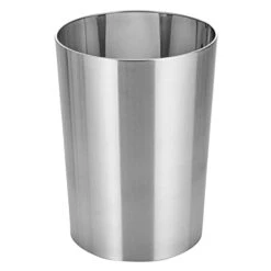 MDesign Round Metal Small 1.7 Gallon Recycle Trash Can Wastebasket, Garbage Container Bin For Bathrooms, Kitchen, Bedroom, Home Office - Durable Stainless Steel - Mirri Collection - White Marble 24 MDesign Round Metal Small 1.7 Gallon Recycle Trash Can Wastebasket, Garbage Container Bin For Bathrooms, Kitchen, Bedroom, Home Office - Durable Stainless Steel - Mirri Collection - White Marble -Songmics Furniture Shop 31HGpKv4mTL