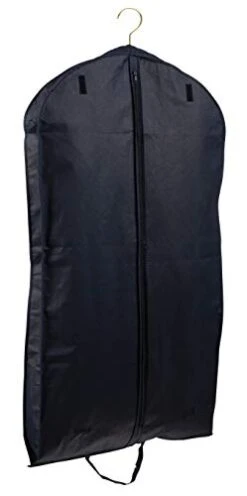 Tuva Breathable Fur Coat & Suit/dress Garment Bag, 60" Black, With Handles Tuva Inc.