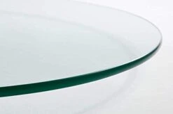 Pro Safe Glass 27" Round Tempered Clear Glass Table Top - 1/4" Thick With Flat Polish Edge -Songmics Furniture Shop 31HQaRhngUL
