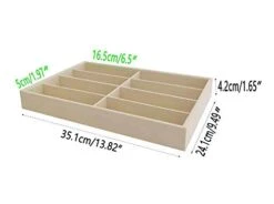 Large Beige Premium Quality Velvet Glasses Box Tray Stackable Practical Trade Show Home Use Jewelry Display Organizer 19 Large Beige Premium Quality Velvet Glasses Box Tray Stackable Practical Trade Show Home Use Jewelry Display Organizer -Songmics Furniture Shop 31HTIBCGrnL