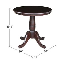 International Concepts 30-Inch Round By 30-Inch Round Top Ped Table, Rich Mocha 17 International Concepts 30-Inch Round By 30-Inch Round Top Ped Table, Rich Mocha -Songmics Furniture Shop 31HgHBhtJEL