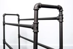 Real Home Innovations Modern Industrial Style 3 Tier Shoe Rack, 26.2” W X 8.2” D X 24”H, Satin Pewter -Songmics Furniture Shop 31HlYeDHcpL