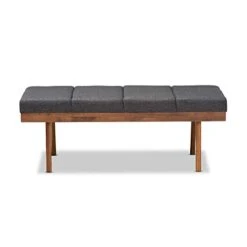 Baxton Studio Benches, One Size, Charcoal -Songmics Furniture Shop 31Hrt6MLSKL