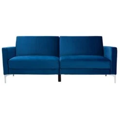 Safavieh Home Chelsea Modern Navy And Chrome Foldable Futon Sofa Bed -Songmics Furniture Shop 31HtFGmLuJL