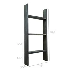 FixtureDisplays® 3-Foot Rustic Farmhouse Blanket Ladder, Wall-Leaning Decorative Wood Ladder, Ladder-Style Pine Wood Blanket Rack Easy Assembly Required 16" Wide 18816-3FT-NEW-NF 10 FixtureDisplays® 3-Foot Rustic Farmhouse Blanket Ladder, Wall-Leaning Decorative Wood Ladder, Ladder-Style Pine Wood Blanket Rack Easy Assembly Required 16" Wide 18816-3FT-NEW-NF -Songmics Furniture Shop 31IK9b5WkyL
