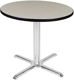 Regency Via Round X-Base Table, 36", Grey/Grey -Songmics Furniture Shop 31Ib8g7kFYS. AC