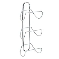MDesign Modern Decorative Metal 3-Level Wall Mount Towel Rack Holder And Organizer For Storage Of Bathroom Towels, Washcloths, Hand Towels - 2 Pack - Chrome 9 MDesign Modern Decorative Metal 3-Level Wall Mount Towel Rack Holder And Organizer For Storage Of Bathroom Towels, Washcloths, Hand Towels - 2 Pack - Chrome -Songmics Furniture Shop 31JOMYGznbL