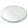 Pro Safe Glass 16" Round Tempered Clear Glass Table Top - 1/2" Thick With Bevel Edge