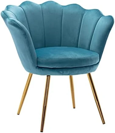 Chairus Living Room Chair, Mid Century Modern Retro Leisure Velvet Accent Chair With Golden Metal Legs, Vanity Chair For Bedroom Dresser, Upholstered Guest Chair(Antique Pink) 7 Chairus Living Room Chair, Mid Century Modern Retro Leisure Velvet Accent Chair With Golden Metal Legs, Vanity Chair For Bedroom Dresser, Upholstered Guest Chair(Antique Pink) - Image 7