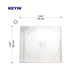 KEYIN Standard Clear CD Jewel Case - Premium, 50 Pack -Songmics Furniture Shop 31JtAWVSrIL