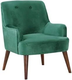 OSP Home Furnishings Chatou Accent Chair With Cordovan Legs, Charcoal -Songmics Furniture Shop 31KgeG958DL. AC