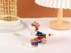 Furuida Cute Magic Dog Jewelry Trinket Box With Hinged Classic Animal Collectible Luxurious Gift For Family -Songmics Furniture Shop 31LDaVEQ1OL