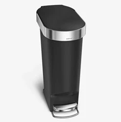 Simplehuman 45 Liter / 12 Gallon Rectangular Kitchen Step Trash Can With Soft-Close Lid, Black Plastic -Songmics Furniture Shop 31LHJ7wlo L