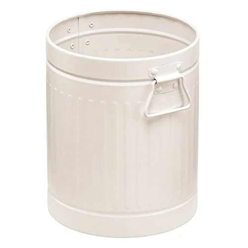 MDesign Steel Metal 2 Gallon/7 Liter Trash Can Wastebasket, Garbage Bin With Handles For Bathroom, Kitchen, Bedroom, Office - Holds Trash, Waste, Garbage, Recycling - Bronze 6 MDesign Steel Metal 2 Gallon/7 Liter Trash Can Wastebasket, Garbage Bin With Handles For Bathroom, Kitchen, Bedroom, Office - Holds Trash, Waste, Garbage, Recycling - Bronze - Image 6