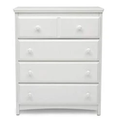 Delta Children Emerson 4 Drawer Chest, Greenguard Gold Certified, Bianca White -Songmics Furniture Shop 31LUXwKUteL