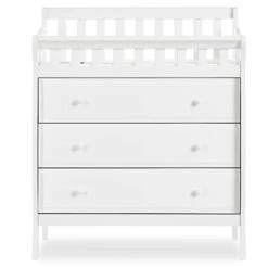 Dream On Me Marcus Changing Table And Dresser In Storm Grey, Features 3 Spacious Drawers, Non-Toxic Finishes, Comes With 1" Changing Pad, Made Of Solid Wood -Songmics Furniture Shop 31Ld6T EndL