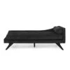 Christopher Knight Home Cagle Chaise Lounge,Wood, Black + Dark Brown