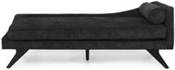 Christopher Knight Home Cagle Chaise Lounge,Wood, Black + Dark Brown -Songmics Furniture Shop 31LmJKzNaCL. AC