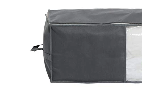 Surblue Under Bed Storage Organizer Large Capacity With Handle Clear Window (Gray) 3 Surblue Under Bed Storage Organizer Large Capacity With Handle Clear Window (Gray) - Image 3