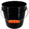 GENERIC Halloween Supplies, Black Bucket With Orange Over Sized Grip (2 Gallon)