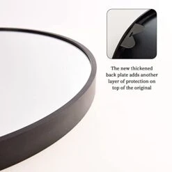 GLSLAND Circle Mirror, Gold Round Wall Mirror 24 Inch, Round Vanity Mirror For Bathrooms, Entryways, Living Rooms And Wall Decor 18 GLSLAND Circle Mirror, Gold Round Wall Mirror 24 Inch, Round Vanity Mirror For Bathrooms, Entryways, Living Rooms And Wall Decor -Songmics Furniture Shop 31MEtHXMxOL