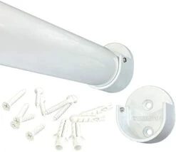 Desunia Custom Cut | Up To 72" | Heavy Duty Satin Nickel Closet Rod | 1 5/16" Dia. | W/Matching End Brackets 21 Desunia Custom Cut | Up To 72" | Heavy Duty Satin Nickel Closet Rod | 1 5/16" Dia. | W/Matching End Brackets -Songmics Furniture Shop 31MPINISPuL. AC 3