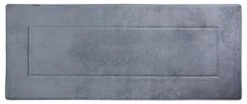FABBRICA HOME Ultra-Soft Extra-Thick High Density Memory Foam (2 Feet By 5 Feet, Slate Gray)