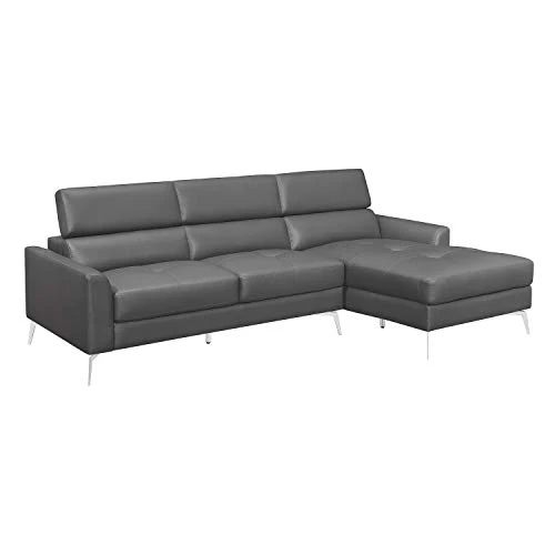 Lexicon Riggi Sectional Sofa Chaise, Gray 1 Lexicon Riggi Sectional Sofa Chaise, Gray