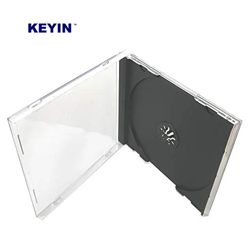 KEYIN Standard Black CD Jewel Case - Premium, 50 Pack 2 KEYIN Standard Black CD Jewel Case - Premium, 50 Pack - Image 2