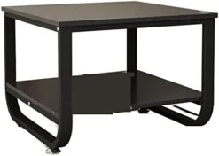 LUCBEI Microwave Oven Rack Simple Modern Assembly Storage Rack, Floor Mounted Rack, Simple Two-Layer Kitchen Organizing Rack Kitchen Storage Rack (Color : D) -Songmics Furniture Shop 31NwuW8NMbL. AC