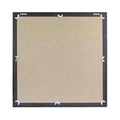 Stonebriar Square Rustic 9 Panel Window Pane Wall Mirror With Black Painted Wood Finish And Attached Mounting Brackets, 23.5" X 23.5" -Songmics Furniture Shop 31O0mrsKWQL