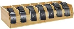 WEIFUTCH Belt Organizer Box, Bamboo Belt Holder, 7 Compartments Belt Storage Organizer For Drawer And Closet, Wooden Belt Display Case Belt Storage Hanger For Men Women -Songmics Furniture Shop 31OEMus7r3L. AC