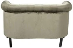 Christopher Knight Home Milani Tufted Scroll Arm Velvet Loveseat, Grey / Dark Brown -Songmics Furniture Shop 31Of1TVflFL