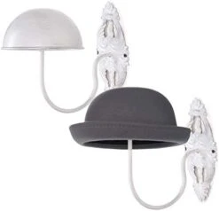 MyGift Vintage Black Metal Wall Mounted Hat Holder Rack For Wig, Cap, Fedora, Helmets, Set Of 2 9 MyGift Vintage Black Metal Wall Mounted Hat Holder Rack For Wig, Cap, Fedora, Helmets, Set Of 2 -Songmics Furniture Shop 31OfcHRnVlL. AC