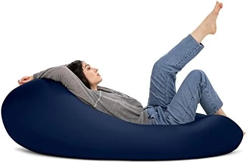 Jaxx Nimbus Spandex Bean Bag Chair For Adults-Furniture For Rec, Family Rooms And More, Large, Navy 9 Jaxx Nimbus Spandex Bean Bag Chair For Adults-Furniture For Rec, Family Rooms And More, Large, Navy - Image 9