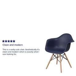 Flash Furniture Alonza Series Navy Plastic Chair With Wooden Legs 18 Flash Furniture Alonza Series Navy Plastic Chair With Wooden Legs -Songmics Furniture Shop 31PEQLEy1OL