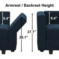 Belffin Modular Sectional Sofa Couch With Reversible Double Chaises Velvet L Shaped Sectional Couch Convertible Sectional Sofa With Storage Blue