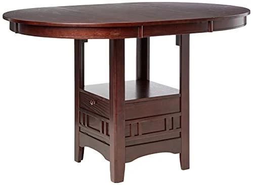 Coaster Furniture Lavon 5-Piece Storage Counter Table Dining Set Warm Brown 100888N-S5 1 Coaster Furniture Lavon 5-Piece Storage Counter Table Dining Set Warm Brown 100888N-S5