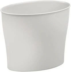 IDesign InterDesign Plastic Wastebasket Trash Bathroom, Bedroom Or Office – 10 Litres,White Nuvo Waste Can -Songmics Furniture Shop 31Pd oe1r8L. AC