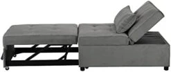 Fold Sofa Bed,Folding Ottoman Sleeper Sofa Bed,Modern Convertible Sleeper Chair Bed Sleeper Couch Bed Single Studio Futon Bed Guest Chaise Lounge Bed With Adjustable Recliner(Linen Fabric Beige) 17 Fold Sofa Bed,Folding Ottoman Sleeper Sofa Bed,Modern Convertible Sleeper Chair Bed Sleeper Couch Bed Single Studio Futon Bed Guest Chaise Lounge Bed With Adjustable Recliner(Linen Fabric Beige) -Songmics Furniture Shop 31Q25nqoRcL. AC