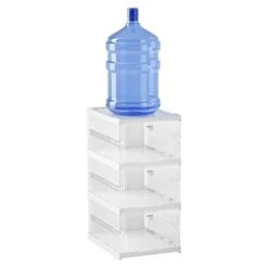 Plastic Storage Bins With Lids - Shoe Storage Shoe Organizer Shoe Box Sneaker Storage Collapsible Storage Bins Stackable Storage Totes Storage Container For Organizing Foldable Storage Bins (3 Layers) -Songmics Furniture Shop 31QAsEnnswL