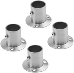 Antrader 4-Pack Stainless Steel Closet Rod Flange 1-1/2 Inch Dia. Adjustable Socket Bracket Support Holder For Pipe(Silver) 8 Antrader 4-Pack Stainless Steel Closet Rod Flange 1-1/2 Inch Dia. Adjustable Socket Bracket Support Holder For Pipe(Silver) -Songmics Furniture Shop 31QCdwfzMqL. AC